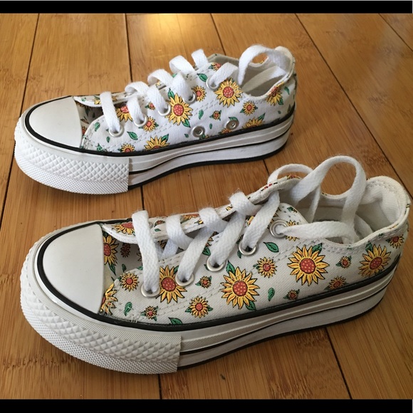 converse sunflower platform